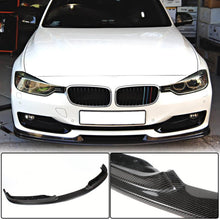Front Bumper Lip Spoiler (for F30 Base 2012-2015, Carbon) for BMW 3 Series F30/F31 2012-2019 - image 1