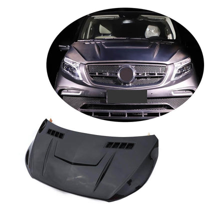 Hood V2 (2014-2019, Carbon) for Mercedes Vito / V-class W447 2014↗ year - image 1