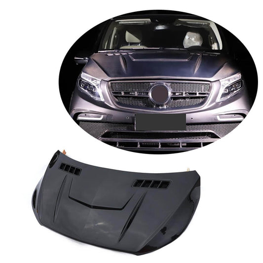 Hood V2 (2014-2019, Carbon) for Mercedes Vito / V-class W447 2014↗ year - image 1