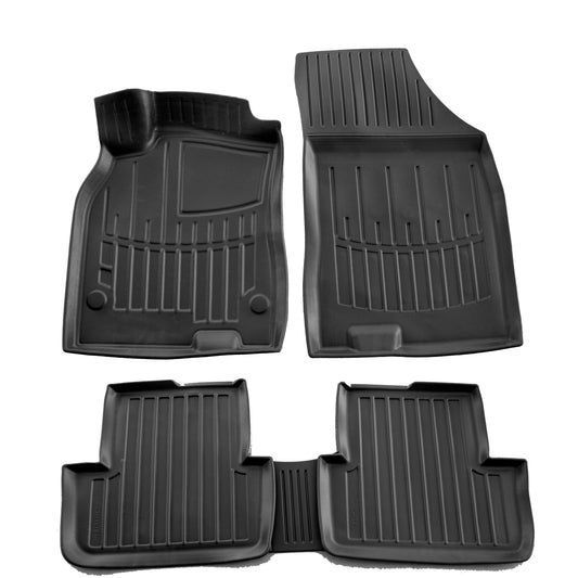 Rubber Floor Mats Stingray 3D (5 pcs) for Renault Fluence 2009-2016 - image 1