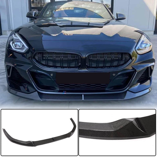 Front Bumper Lip V1 (for M-Sport, Carbon) for BMW Z4 (G29) 2018- - image 1
