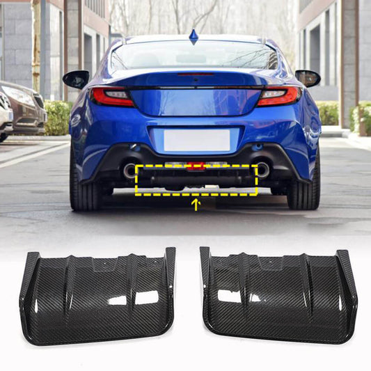Rear bumper diffuser V1 (2021-2023, Carbon) for Subaru BRZ 2021- - image 1