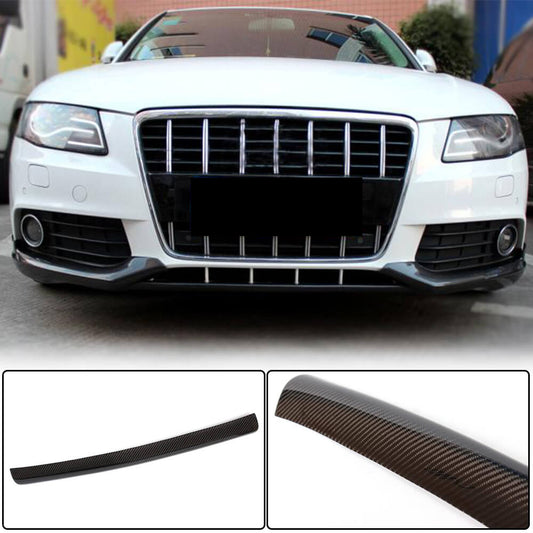 Front bumper center lip (for Base 2007-2011, Carbon) for Audi A4 B8 2007-2015 - image 1
