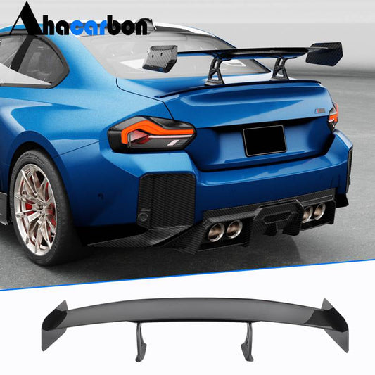 Rear Trunk Spoiler Dry Carbon Fiber V6 for BMW 2 Series G42 2021- - image 1