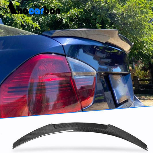 Rear Trunk Spoiler Carbon Fiber V3 (SD) for BMW 3 series E-90/91/92/93 2005-2011 - image 1