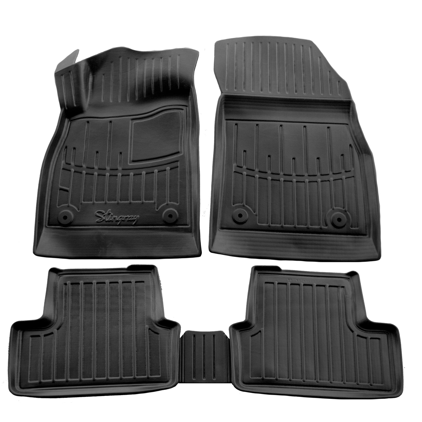 Rubber Floor Mats Stingray 3D (5 pcs) for Chevrolet Cruze 2009-2015 - image 1