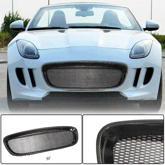 Front Grille (2013-2016, Carbon) for Jaguar F-Type 2013-2024 - image 1