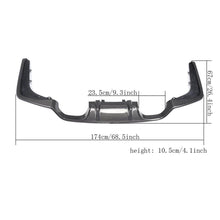Rear Bumper Diffuser Carbon Fiber V2 (for F82/F83) for BMW 4 series F-32 2012-2020 - image 1