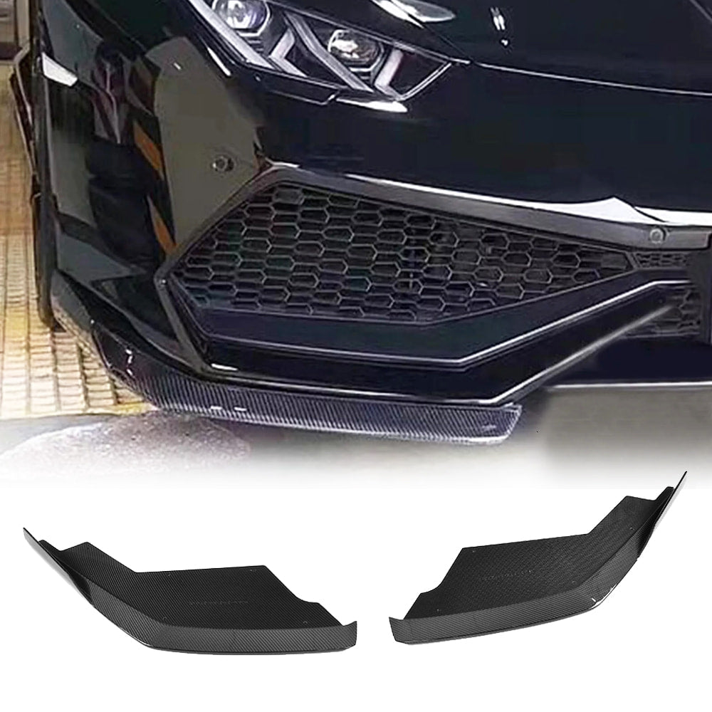 Front Bumper Flaps V1 Carbon for Lamborghini Huracan 2014- - image 1