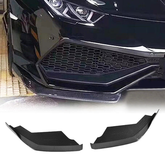 Front Bumper Flaps V1 Carbon for Lamborghini Huracan 2014- - image 1