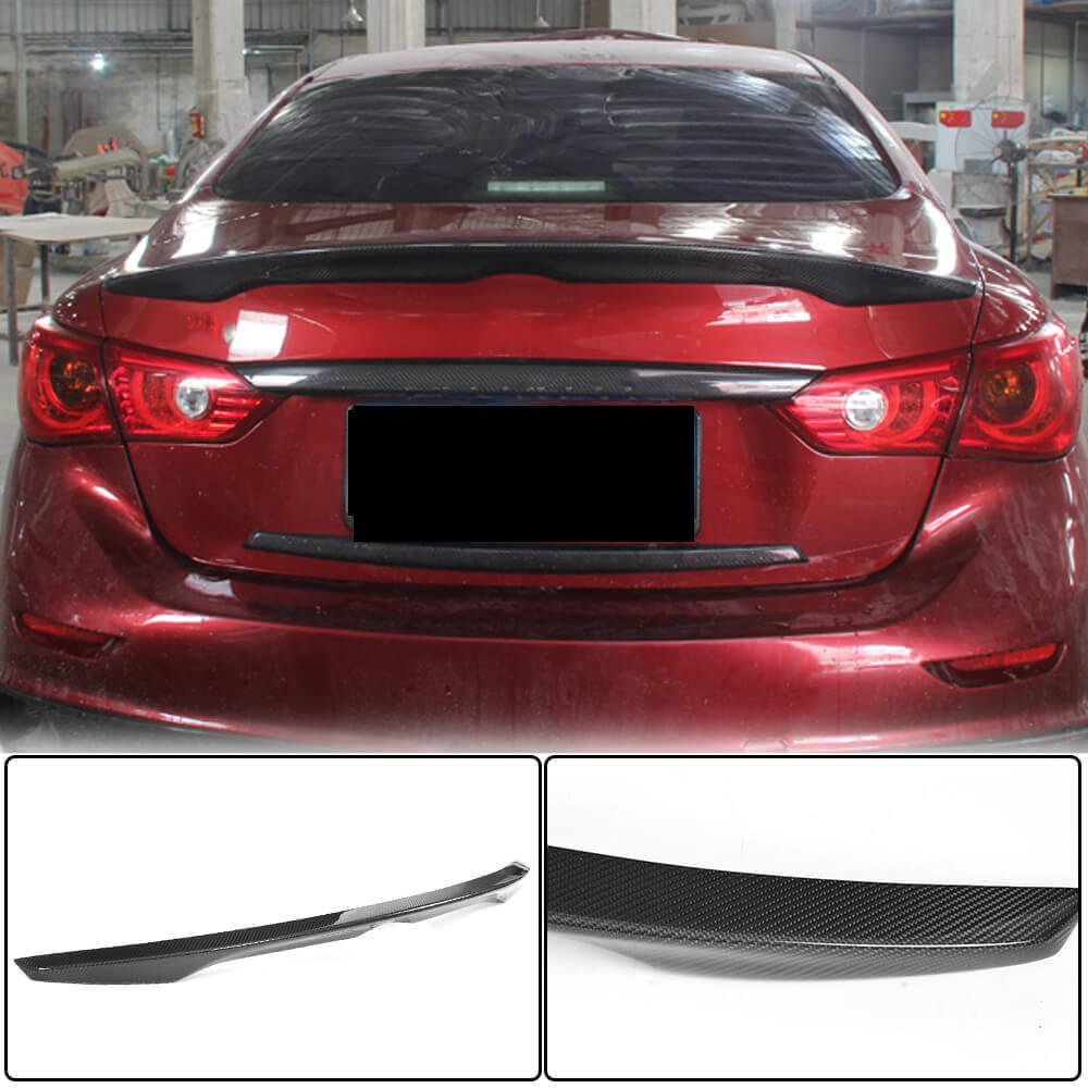 Spoiler V4 (for Q50, Carbon) for Infiniti Q50/Q60 2013-2024 - image 1
