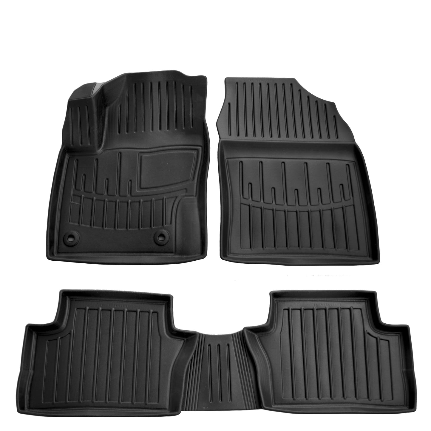 Rubber Floor Mats Stingray 3D (EV, 5 pcs) for Toyota C-HR 2016-2023 - image 1