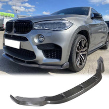 Front Bumper Lip Carbon Fiber V3 (for F85) for BMW X5 F-15 2013-2018 - image 1
