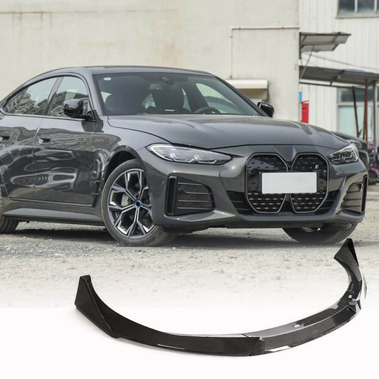 Front Bumper Lip V1 for G26 M-Sport, Carbon for BMW 4 Series G22/23/26 2020- - image 1