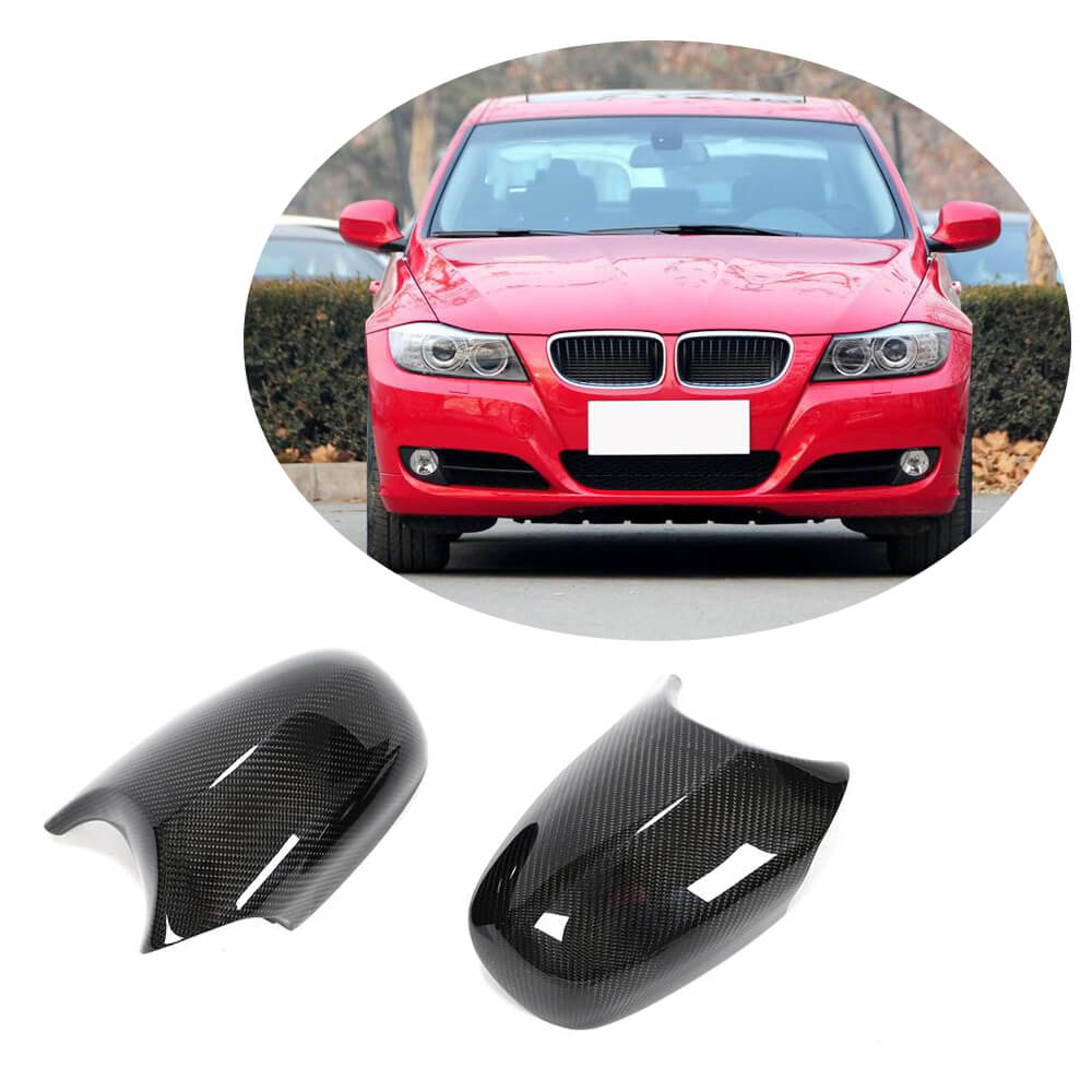 Mirror Covers (for 2008-2011, Carbon) for BMW 3 Series E90/E91 2005-2011 - image 1