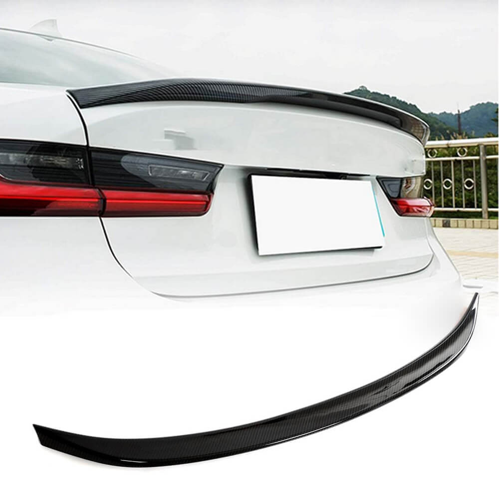 Rear Trunk Spoiler Dry Carbon Fiber V4 (SD) for BMW 3 series G20/21 2018- - image 1