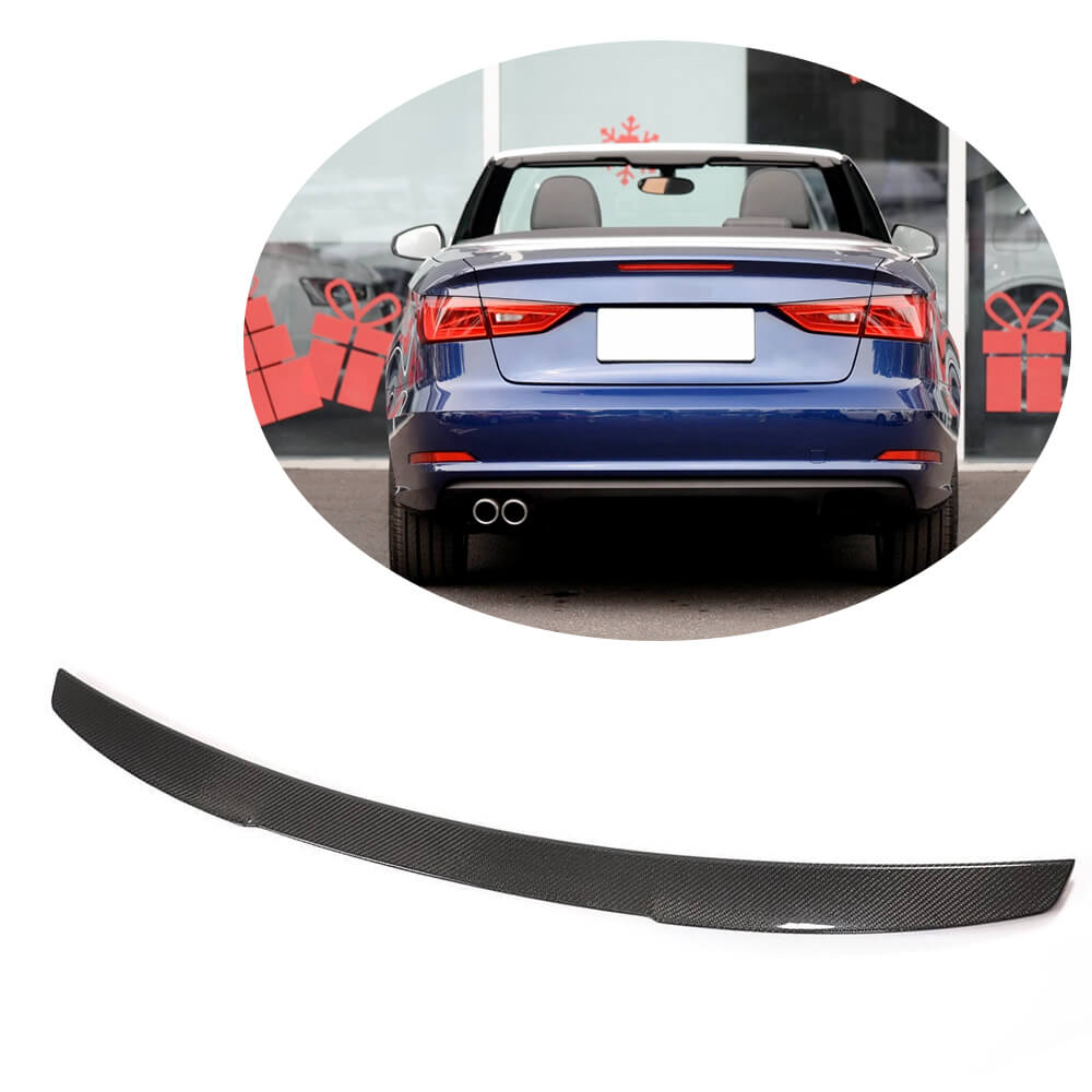 Spoiler (Convertible, Carbon) for Audi A3 2012-2020 - image 1