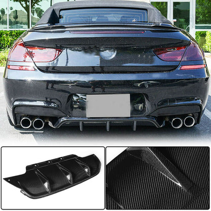 Rear Bumper Diffuser V2 (for M6, Carbon) for BMW 6 Series F12/F13/F06 2011-2018 - image 1