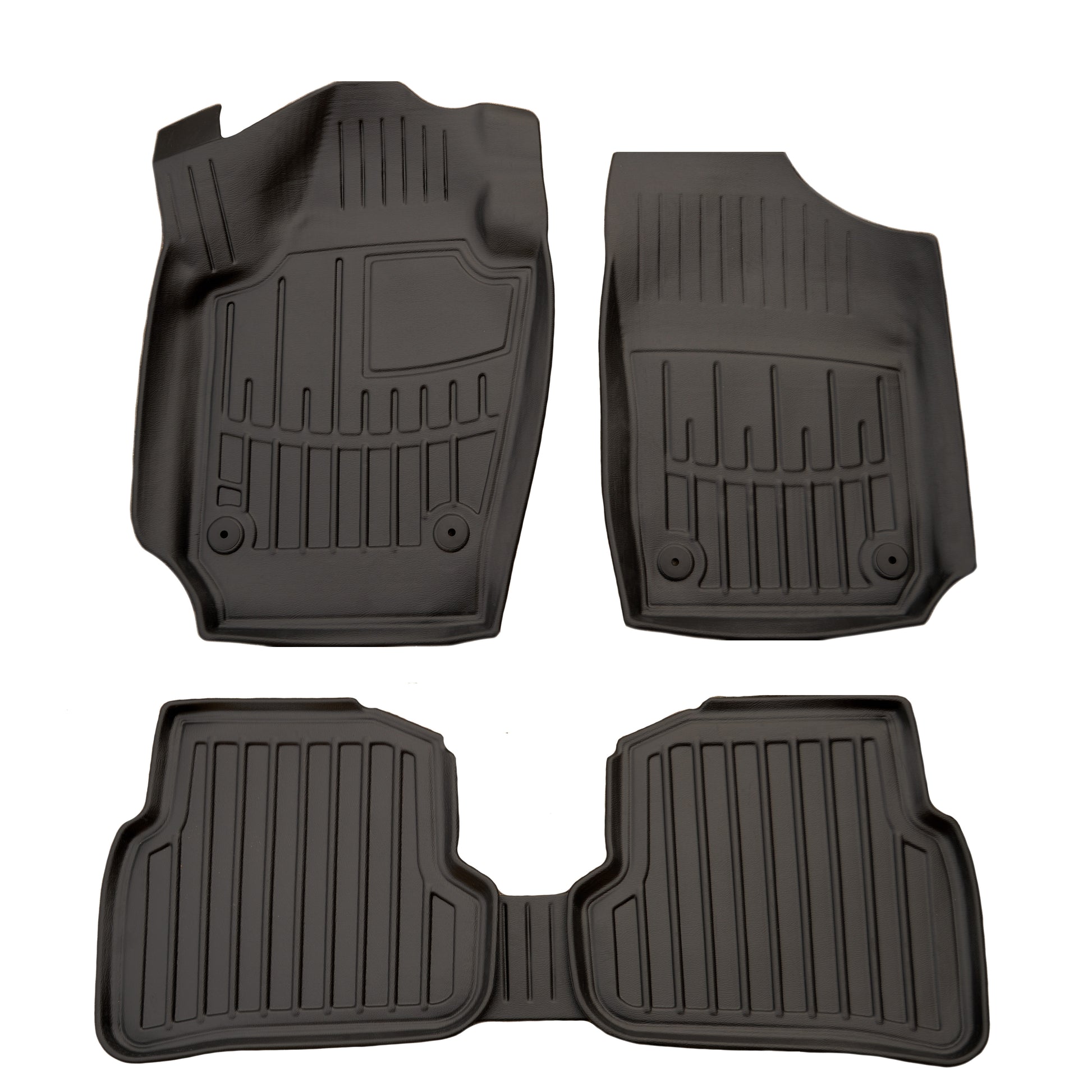 Rubber Floor Mats Stingray 3D (5 pcs) for Volkswagen Polo 2010-2017 - image 1
