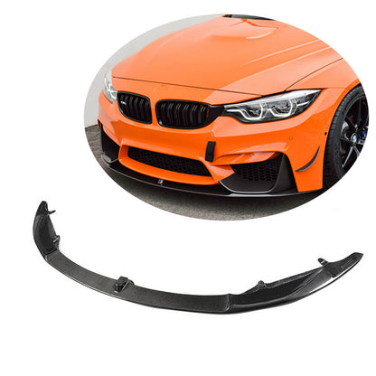 Front Bumper Lip V6 for F82/F83, Carbon for BMW 4 Series F32/F33/F36 2012-2020 - image 1