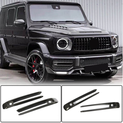 Covers for fog lights (for G63 AMG, Carbon) for Mercedes G class W463 2018-2024 - image 1