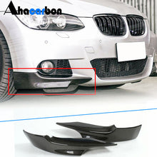 Front Bumper Flap Extensions (for E92/E93 M-Sport 2006-2009, Carbon) for BMW 3 Series E-90/91/92/93 2005-2011 - image 1