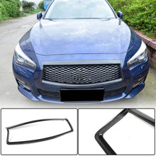 Front Grille Surround Trim (for Q50 Base/Sport 2014-2017, Carbon) for Infiniti Q50/Q60 2013-2024 - image 1
