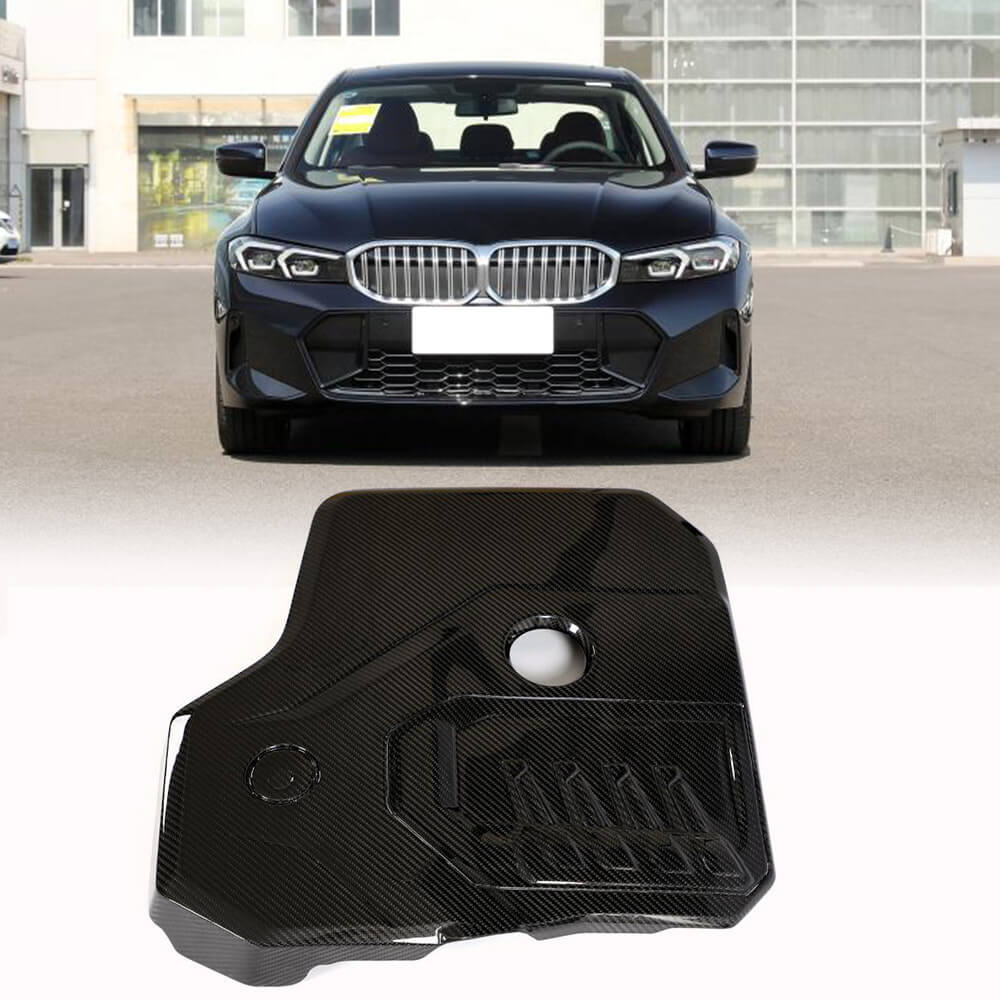 Front Engine Bonnet Hood Cover Dry Carbon Fiber (2021-2023) for BMW 6 series G32 2017- - image 1