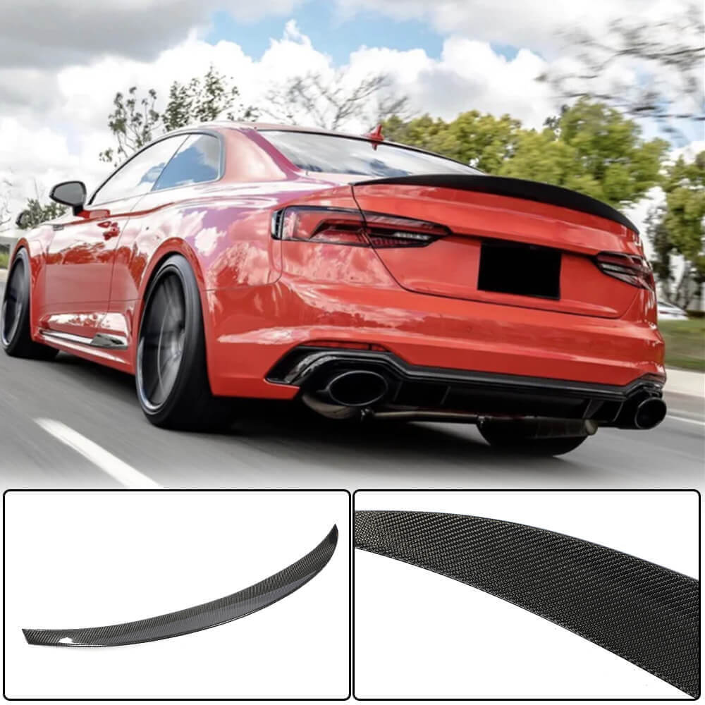 Spoiler V5 (for coupe, Carbon) for Audi A5 2016-2025 - image 1