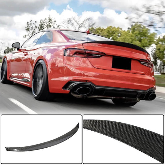 Spoiler V5 (for coupe, Carbon) for Audi A5 2016-2025 - image 1