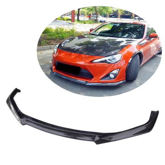Front Bumper Lip V1 Overlay (Carbon) for Toyota GT86 2011- - image 1