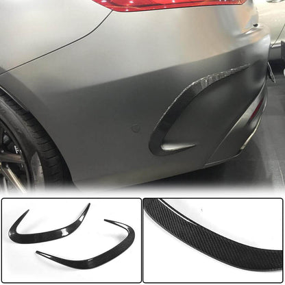Covers on the rear bumper (for AMG / AMG-Line, Carbon) for Mercedes S-class C217 Coupe - image 1