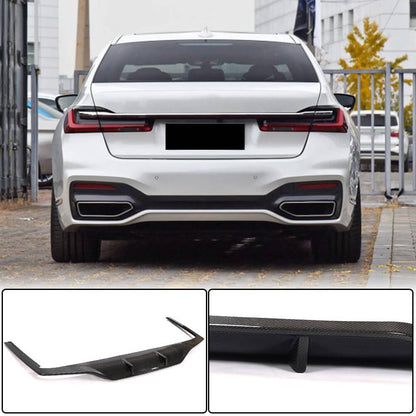 Rear Bumper Diffuser Carbon Fiber (2019-2022, M-Sport) for BMW 7 series G11/G12 - image 1