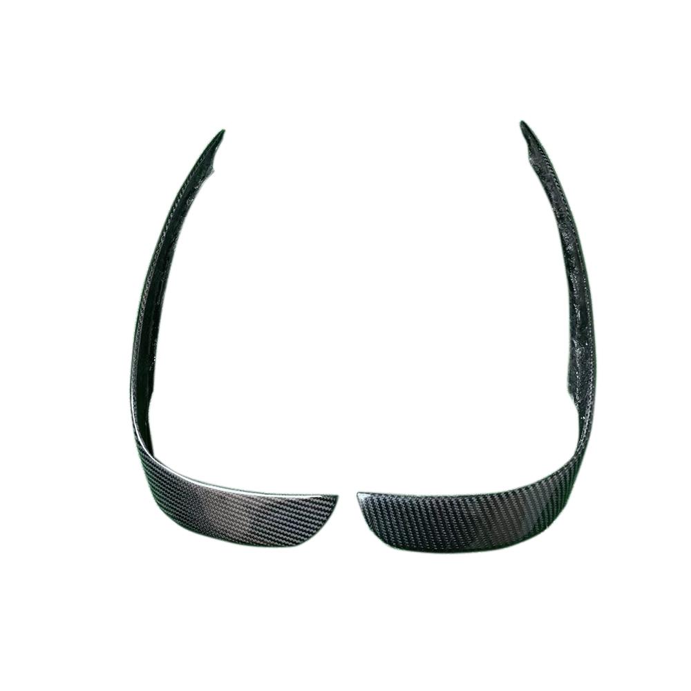 Covers on the front bumper (for GLA45 AMG 2013-2016, Carbon) for Mercedes GLA X156 2014-2019 - image 1