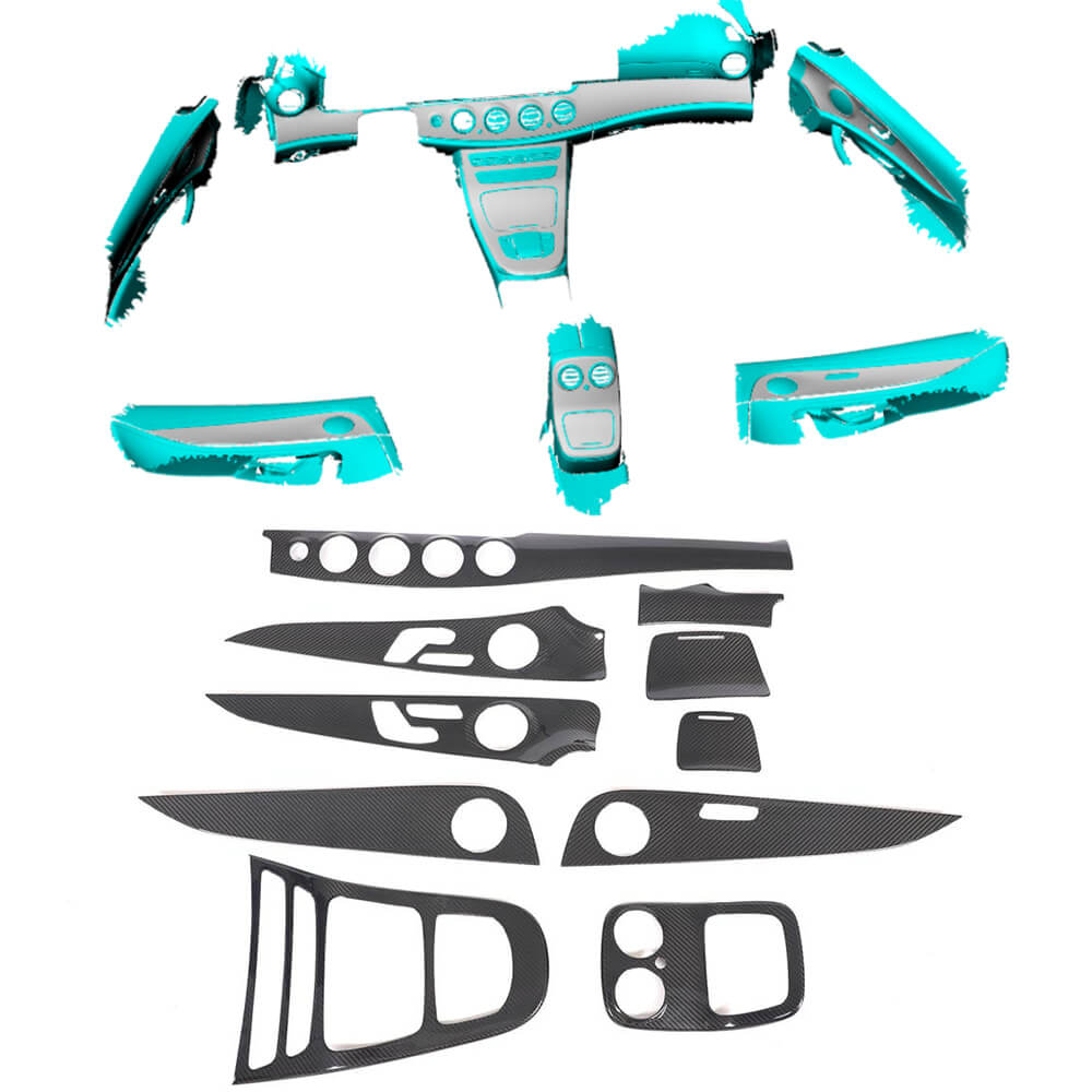 Dashboard Trim (Carbon) for Mercedes E-сlass W213 2016-2023 - image 1