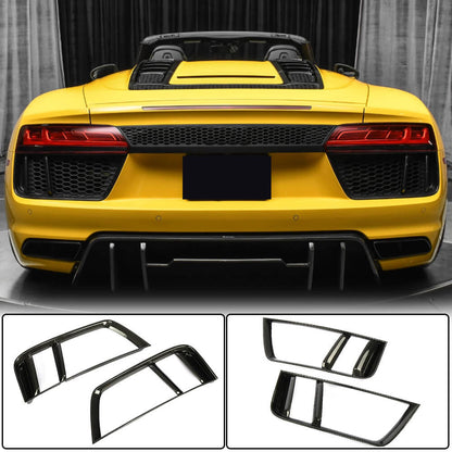 Rear bumper covers (2015-2020, Carbon) for Audi R8 2015- - image 1