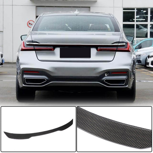 Rear Trunk Spoiler Carbon Fiber V5 for BMW 7 series G11/G12 - image 1