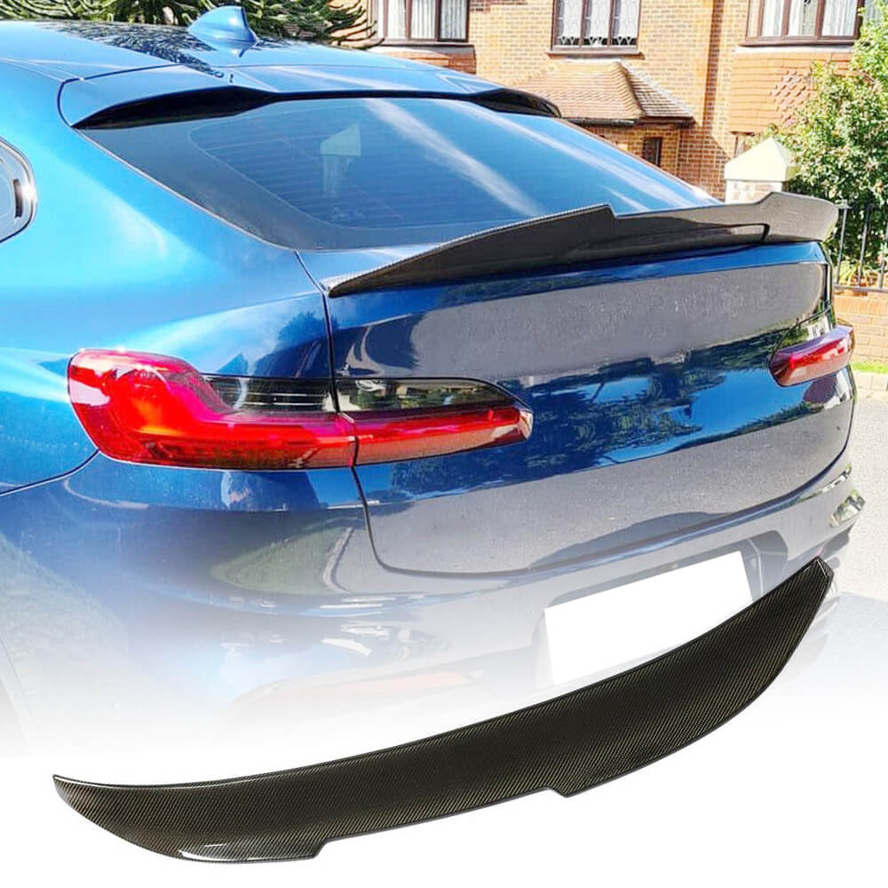 Rear Trunk Spoiler Carbon Fiber V1 for BMW X4 G02 2018- - image 1