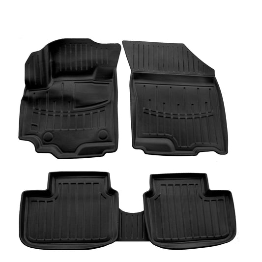 Rubber Floor Mats Stingray 3D (5 pcs) for Suzuki SX4 2006-2013 - image 1