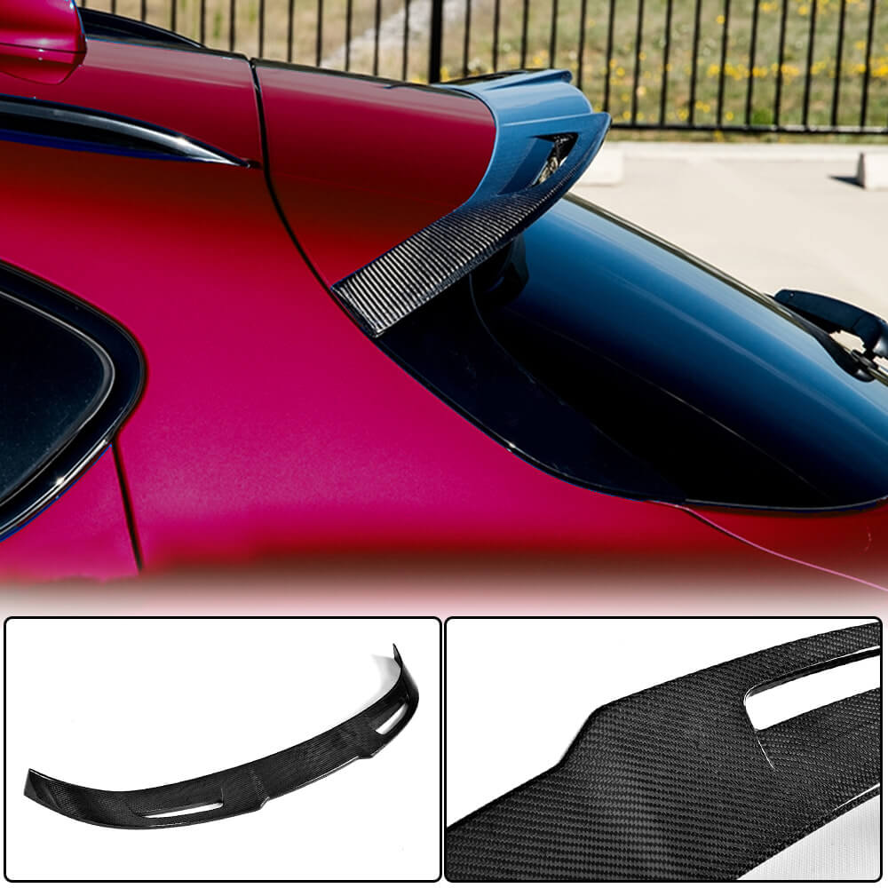 Spoiler V4 (2017-2023, Carbon) for Alfa Romeo Stelvio 2016- - image 1
