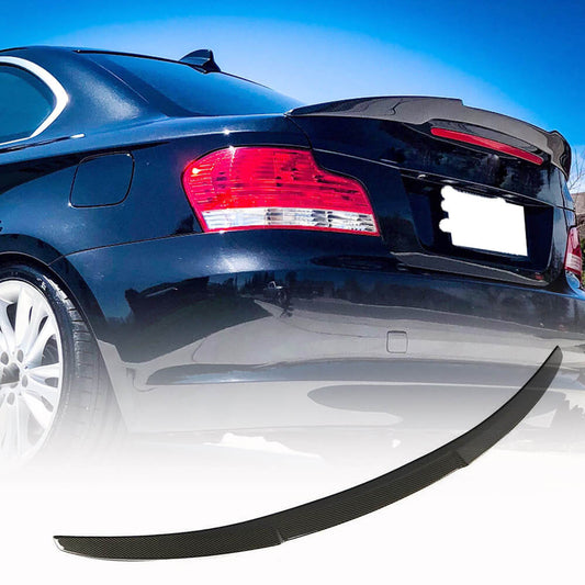 M4-Style Spoiler (for E82, Carbon) for BMW 1 Series E81/82/87/88 2004-2011 - image 1