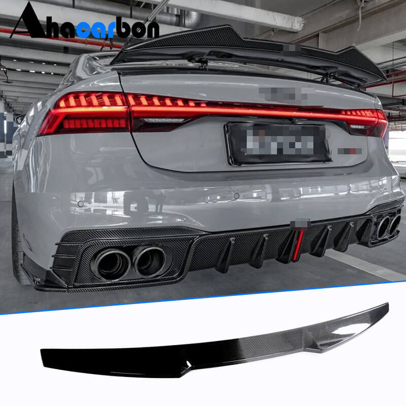 Spoiler V3 (Carbon) for Audi A7 2018- - image 1