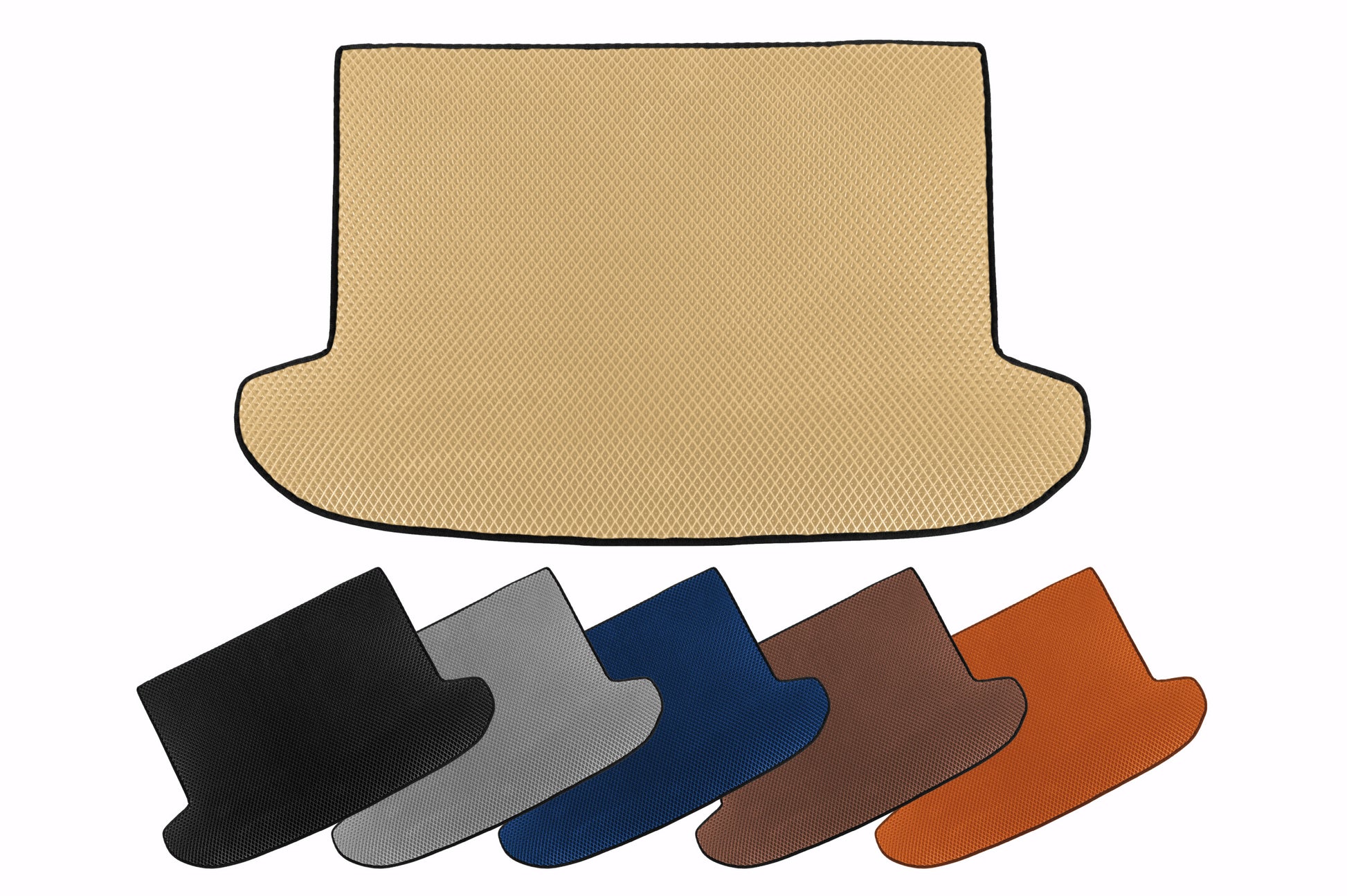 EVA Trunk Mat (3-Door, Beige) for Mitsubishi Colt 2004-2012 - image 1