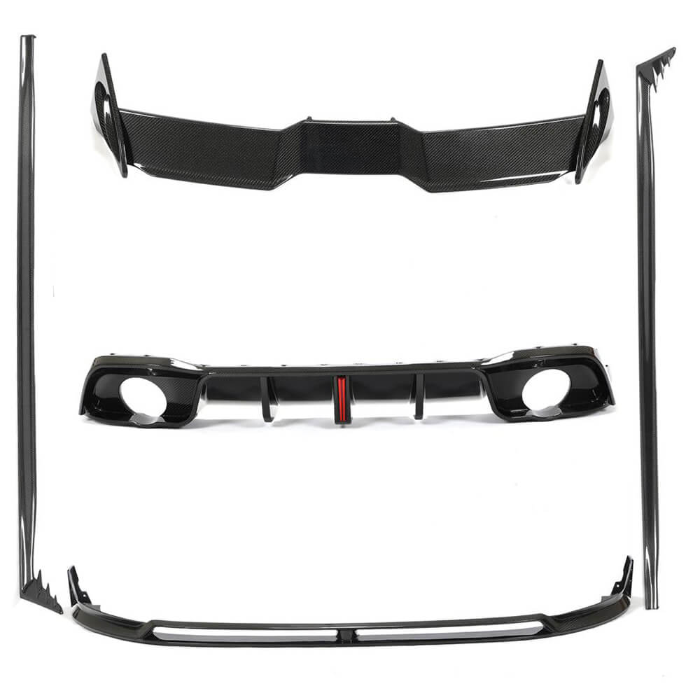 Body Kit Carbon FullSet (for GTI & R EU HB 2019-2024), Carbon) for Volkswagen Golf 8 - image 1