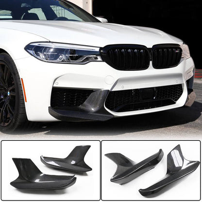 Front Bumper Flap Extensions (for M5 F90 2017-2020, Carbon) for BMW 5 Series G30/31 2017-2023 - image 1