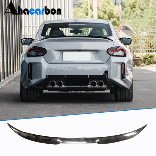 Rear Trunk Spoiler Dry Carbon Fiber for BMW 2 Series G42 2021- - image 1