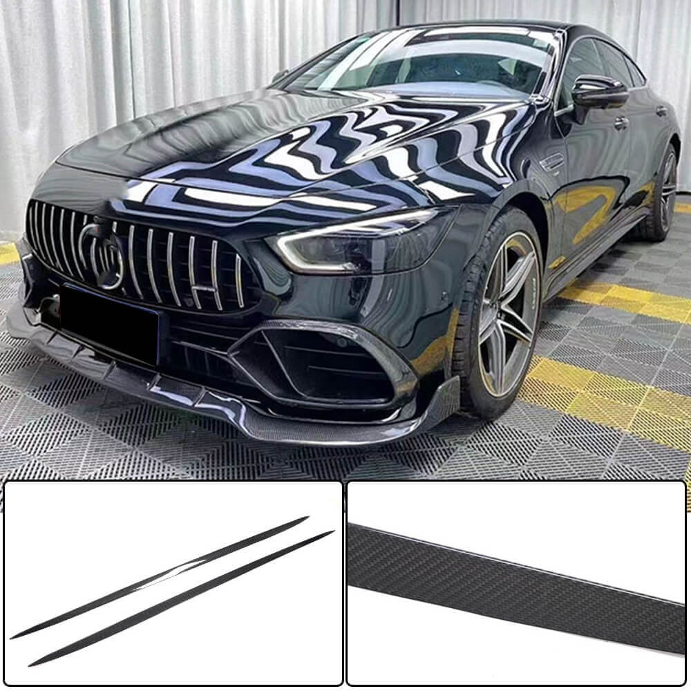 Side Skirts (for GT53 2018-2022, Dry Carbon) for Mercedes AMG GT 4 X290 2018- - image 1