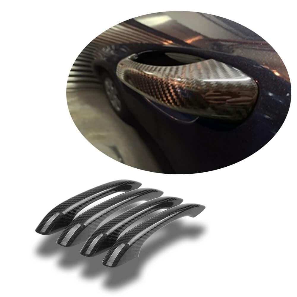 Door Handle Covers (2018-2021, Carbon) for Porsche Macan 2014-2024 - image 1