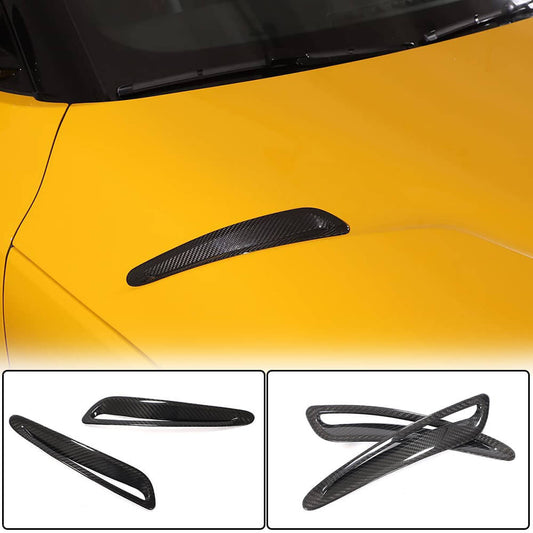 Covers on the hood (Carbon) for Toyota Supra 2019- - image 1