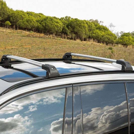 Roof Rack Cross Bars for Integrated Roof Rails Strong V2 120 cm (2 pcs) for Ford Puma 2019- - image 1